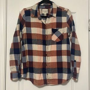 Forever 21 Flannel Button Up L